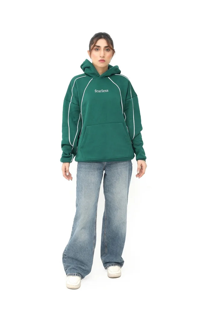 Fearless Piping Hoodie